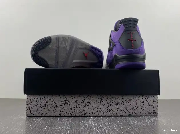 One Kick Suede x Purple Scott Air Jordan Travis 4 0531